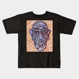 Abstract face #1 Kids T-Shirt